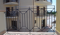 Ringhiera moderna in ferro quadro (8)